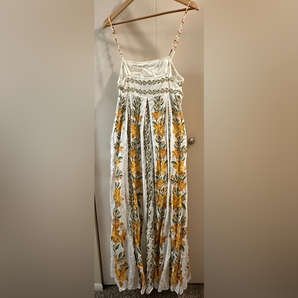 NWT Farm Rio Tropical Lightness Floral Cotton Maxi Dress Sundress M Medium - Picture 9 of 11